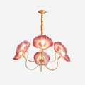 Lustre de Flores em Vidro Murano