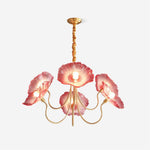 Lustre de Flores em Vidro Murano