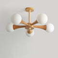 Lustre de Madeira Escura