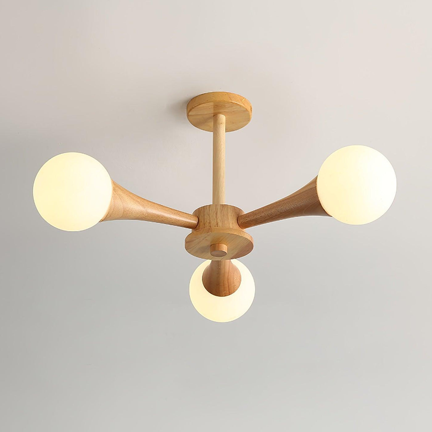 Lustre de Madeira Escura