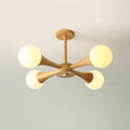Lustre de Madeira Escura