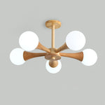 Lustre de Madeira Escura
