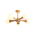 Lustre de Madeira Escura