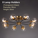 Lustre de Rotor 8 Copos - Transparente