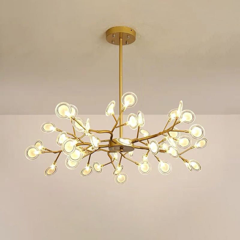 Lustre de Vaga-Lumes Ramificado 45 Ouro B