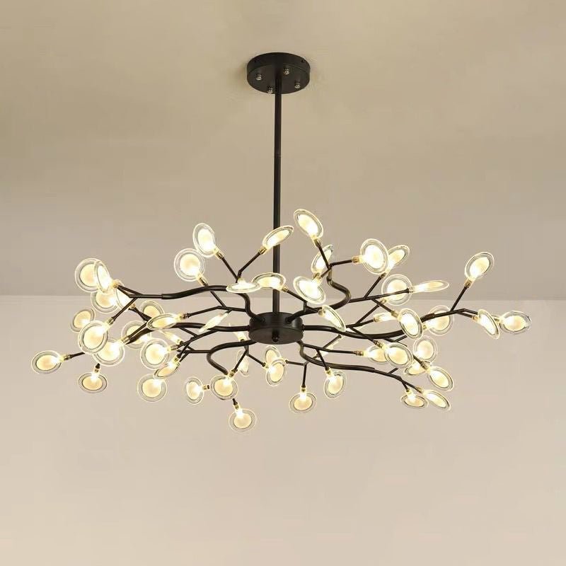 Lustre de Vaga-Lumes Ramificado 54 Preto B