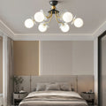 Lustre de Vidro com Design Floral