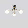 Lustre de Vidro com Design Floral