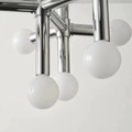 Lustre de vidro com design escandinavo
