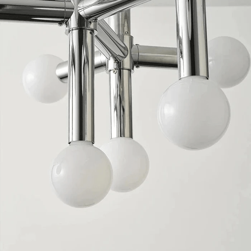 Lustre de vidro com design escandinavo