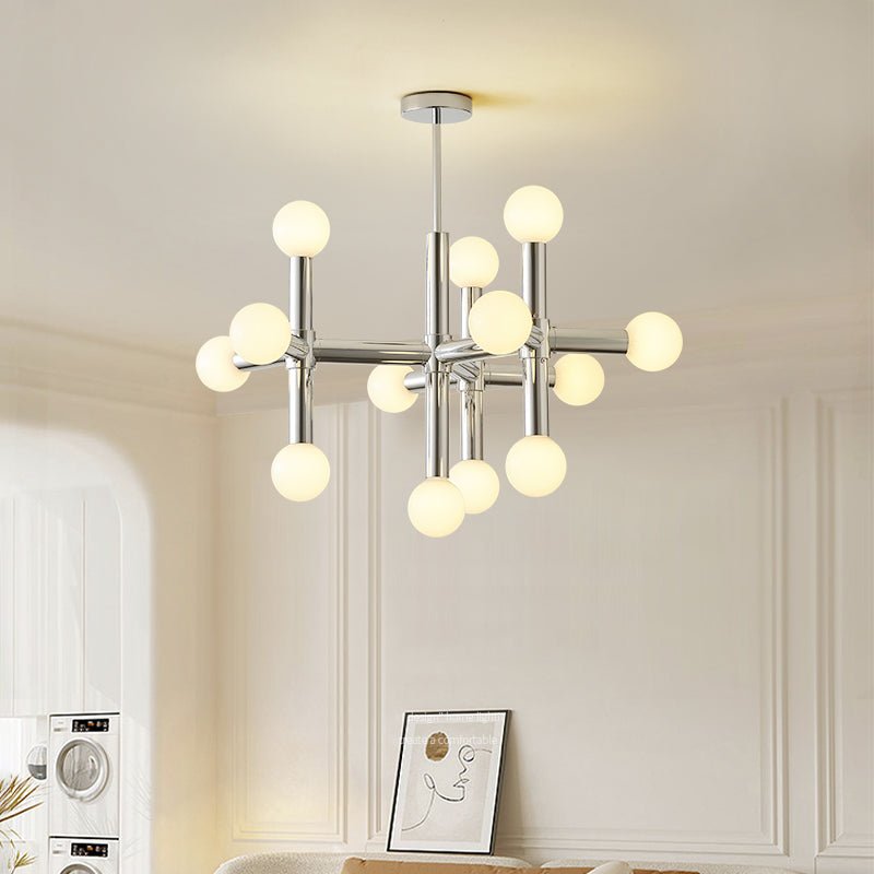 Lustre de vidro com design escandinavo