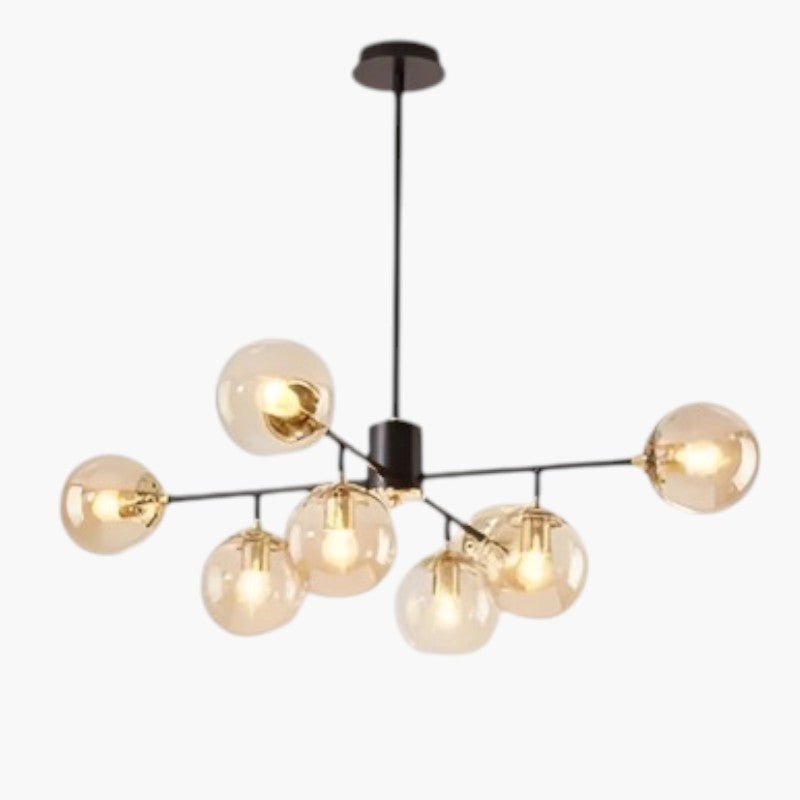 Lustre de vidro no estilo escandinavo Âmbar