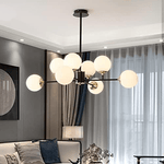 Lustre de vidro no estilo escandinavo