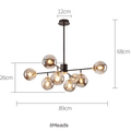 Lustre de vidro no estilo escandinavo