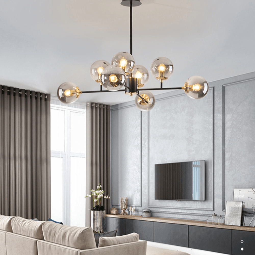 Lustre de vidro no estilo escandinavo