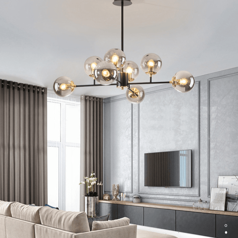 Lustre de vidro no estilo escandinavo