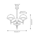 Lustre francês bolha para a sala de estar