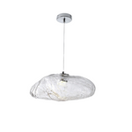 Lustre moderno em vidro soprado com design minimalista Transparente