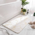Luxuoso Tapete de Banho • Super Macio e Absorvente Branco
