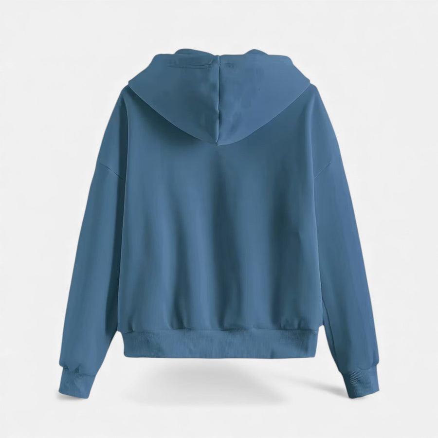 Moletom de Tricô com Zíper para o Outono/Inverno