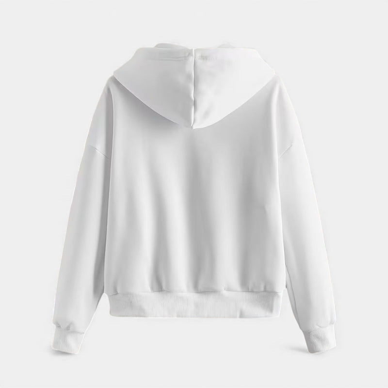 Moletom de Tricô com Zíper para o Outono/Inverno
