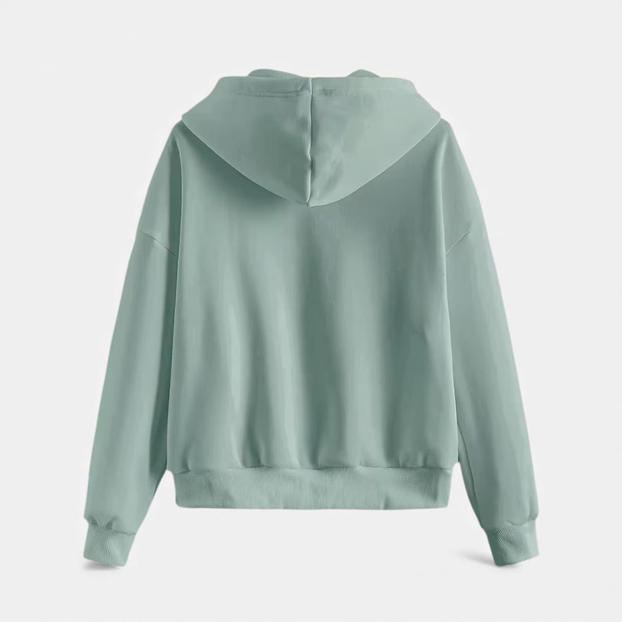 Moletom de Tricô com Zíper para o Outono/Inverno