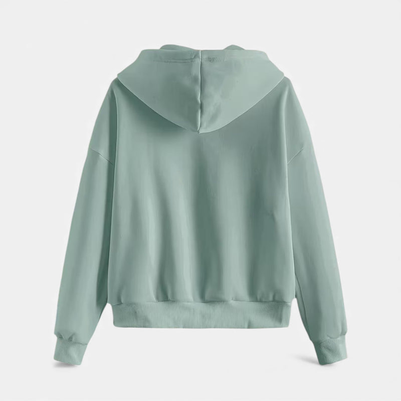 Moletom de Tricô com Zíper para o Outono/Inverno