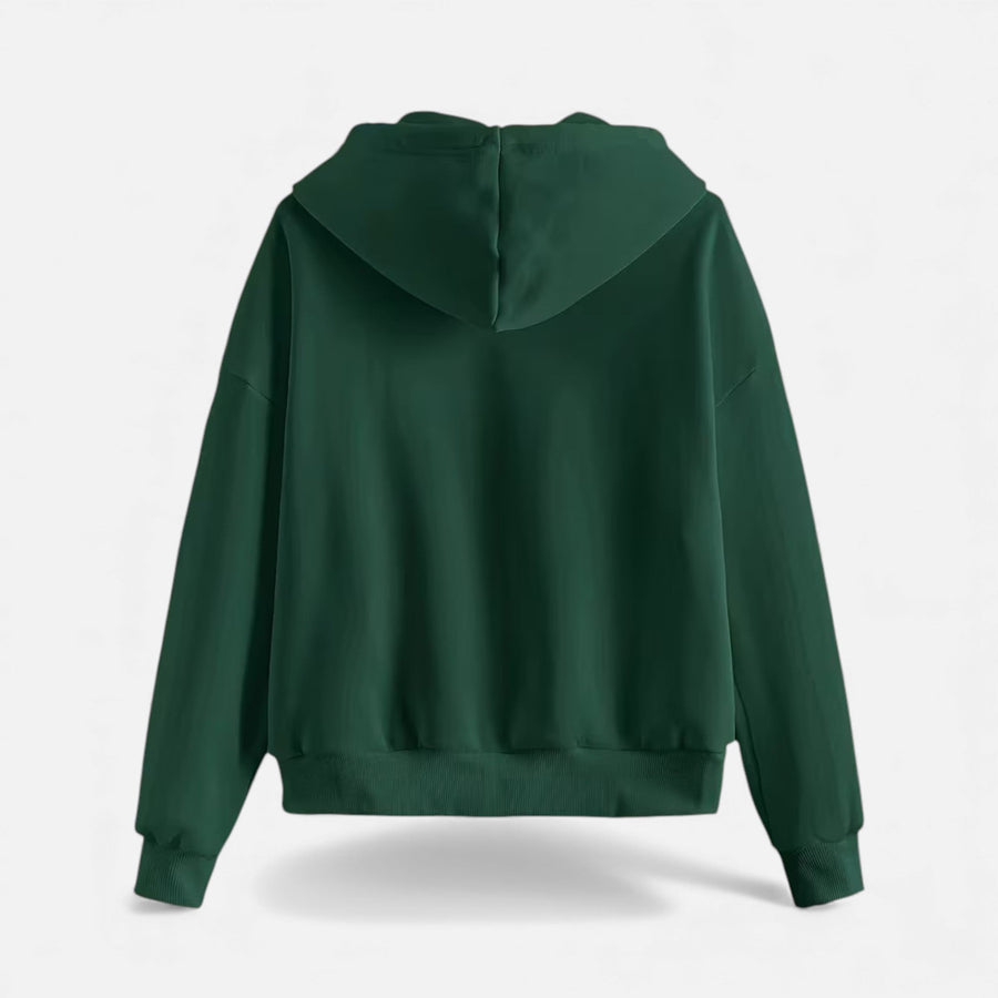 Moletom de Tricô com Zíper para o Outono/Inverno