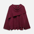 Poncho Cardigan Elegante em Lã para Mulheres