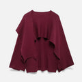 Poncho Cardigan Elegante em Lã para Mulheres