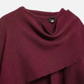 Poncho Cardigan Elegante em Lã para Mulheres