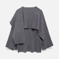 Poncho Cardigan Elegante em Lã para Mulheres