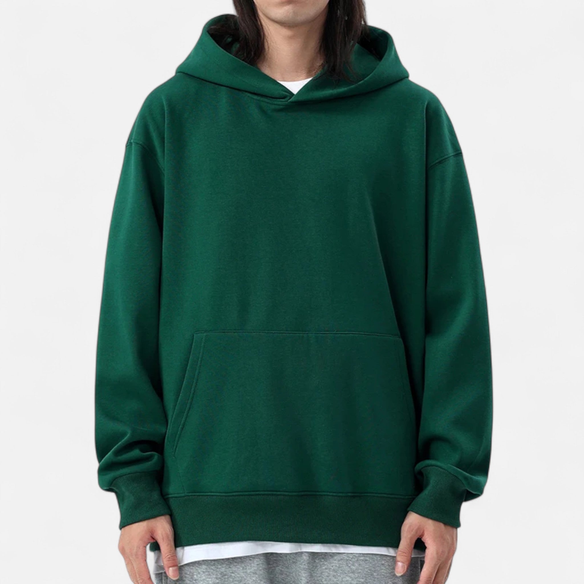Pullover Unissex de Moletom Polar Grosso - Estilo Confortável e Elegante