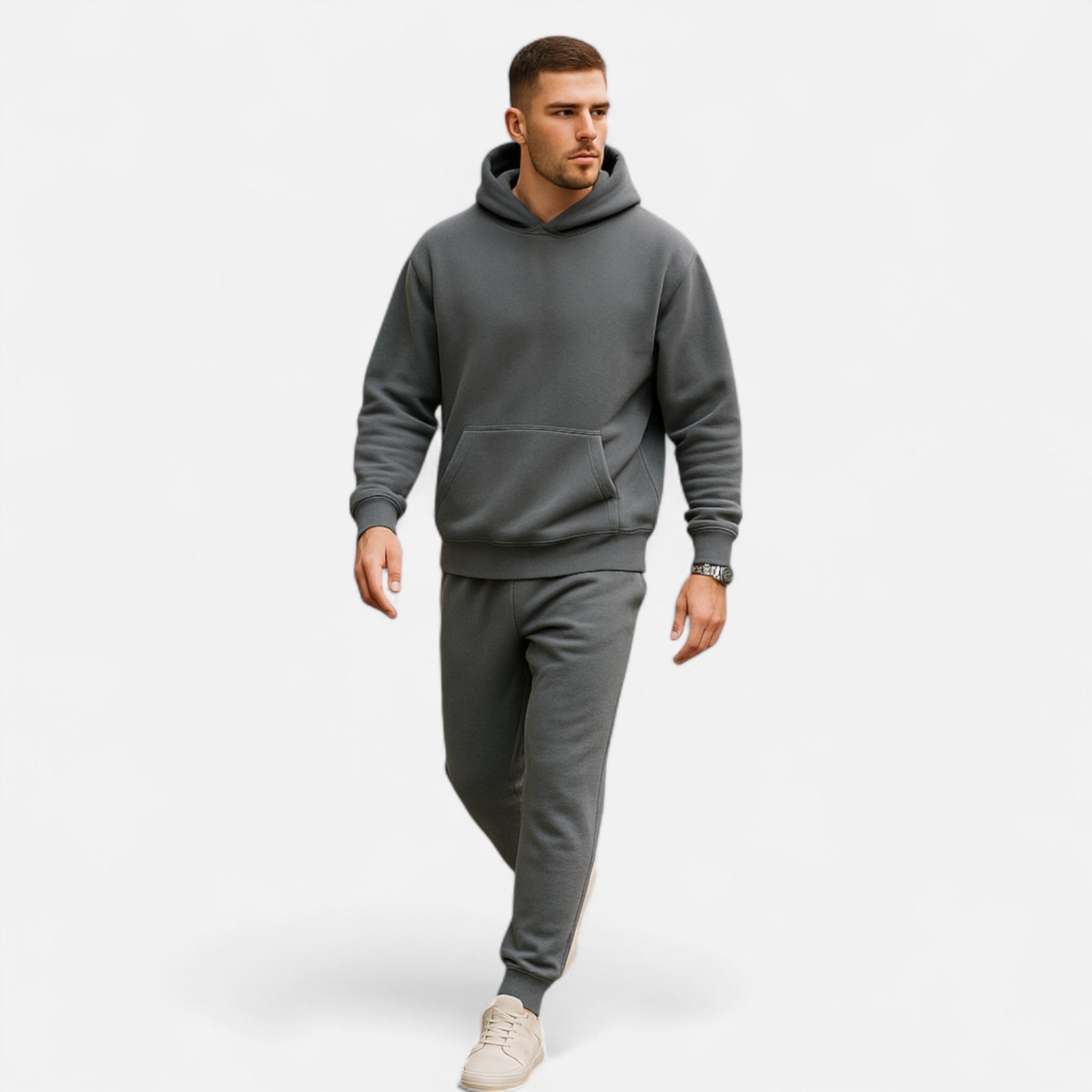Pullover Unissex de Moletom Polar Grosso - Estilo Confortável e Elegante