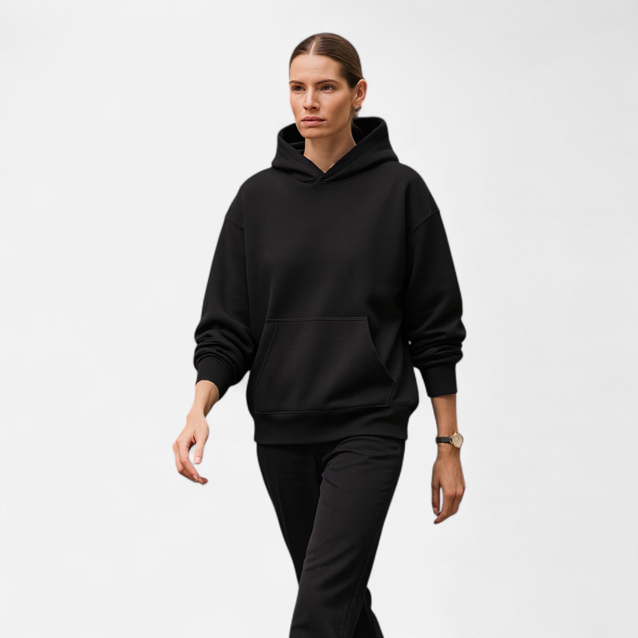 Pullover Unissex de Moletom Polar Grosso - Estilo Confortável e Elegante