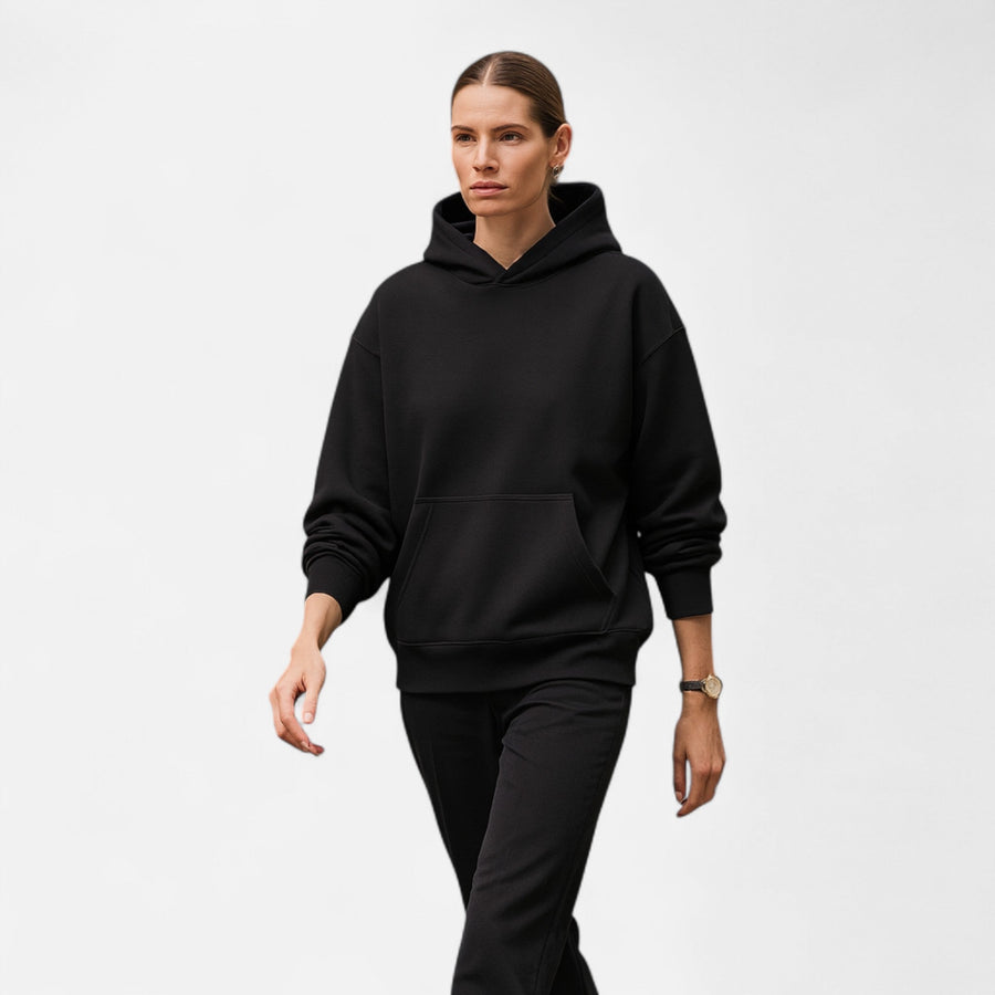 Pullover Unissex de Moletom Polar Grosso - Estilo Confortável e Elegante