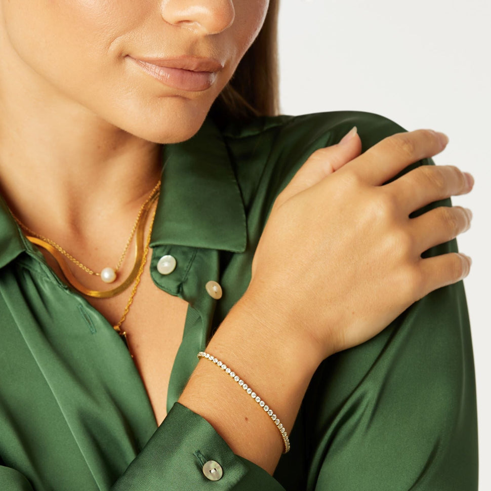 Pulseira Cravejada Diamond