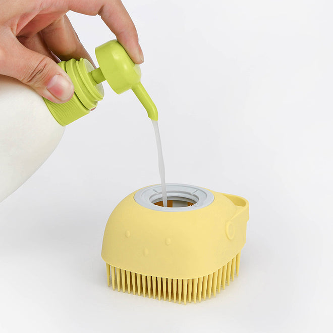 PupFat | Escova de banho de silicone para cachorros e gatos