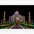 Scratch art - Taj Mahal