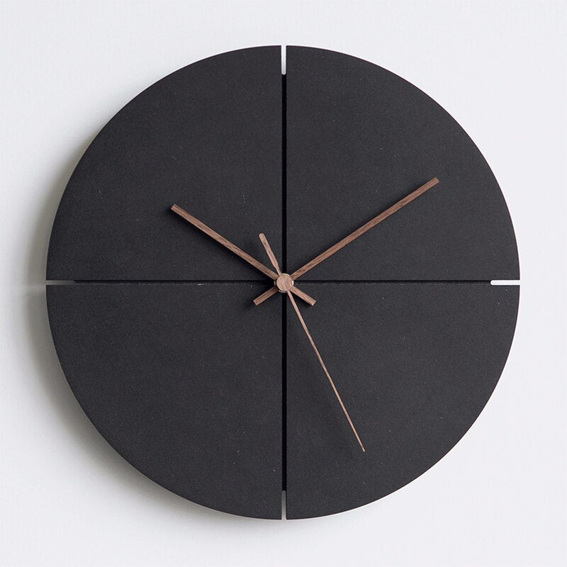 Relógio de Parede Elegante e Minimalista Alumínio & vidro
