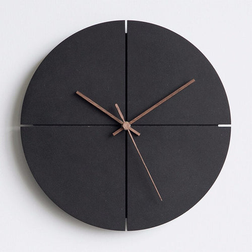 Relógio de Parede Elegante e Minimalista Alumínio & vidro
