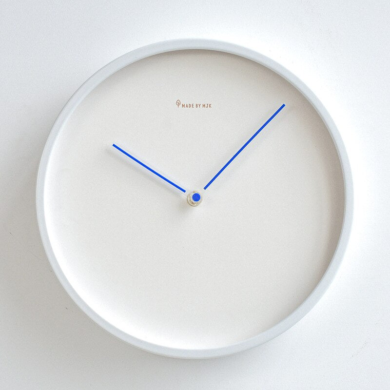 Relógio de parede – Decoração Minimalista em Estilo Escandinavo Azul