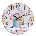 Relógio de parede com design floral sofisticado Metal dourado