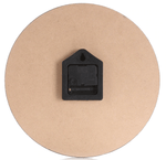 Relógio de parede com design floral sofisticado