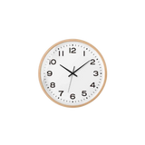 Relógio de parede em madeira com design escandinavo sofisticado