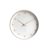 Relógio de parede sofisticado em madeira