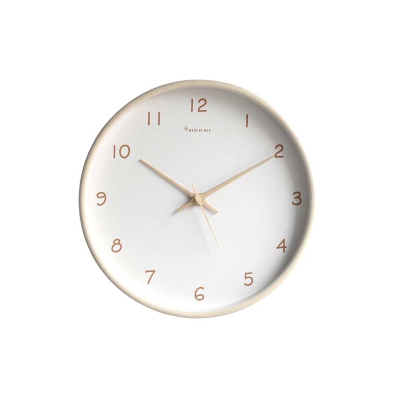 Relógio de parede sofisticado em madeira