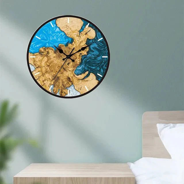 Relógio de parede transparente com design clean e moderno Estilo 3