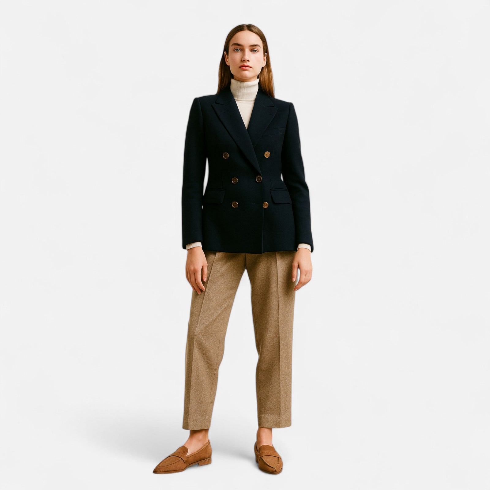 Retro Feminine Pointed-Toe Moccasins