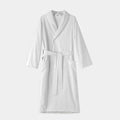Robe de Banho Unissex em Algodão com Camadas Duplas Branco Tamanho Único